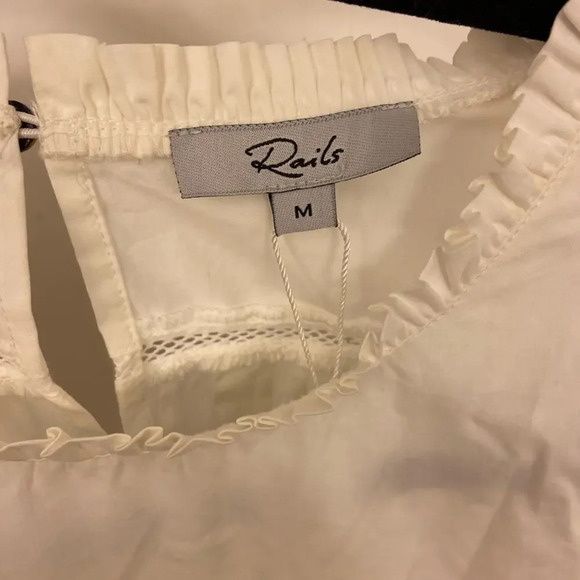 NWT Rails Faren Mini Dress White Size Medium - Picture 9 of 10